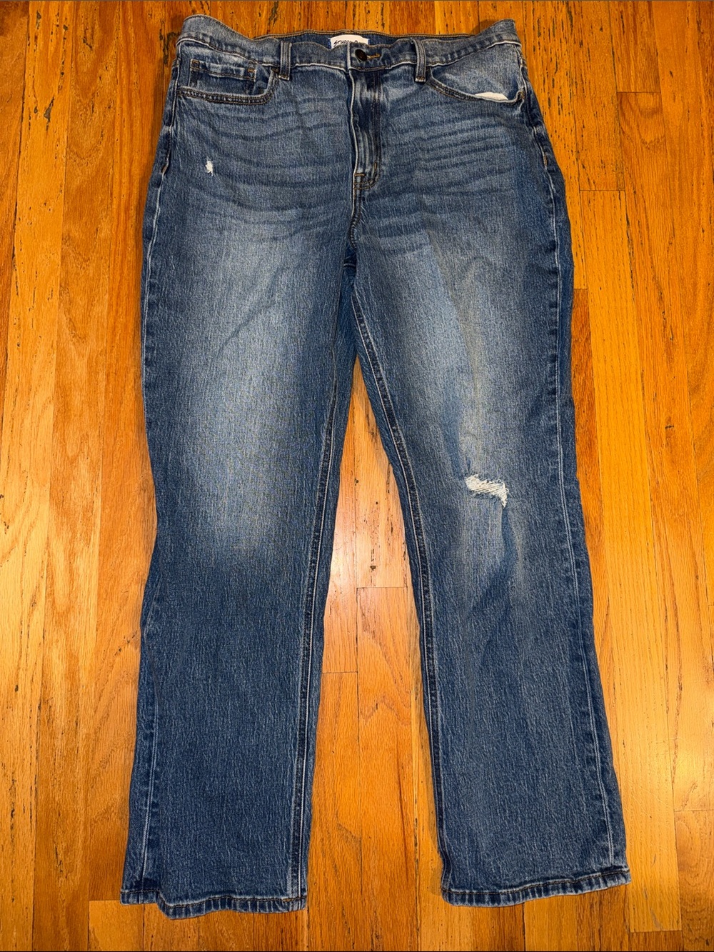 Studio Blue Straight-Leg Jeans